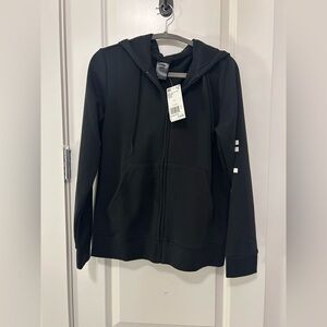 NWT Womens Adidas Black Zip-Up Hoodie